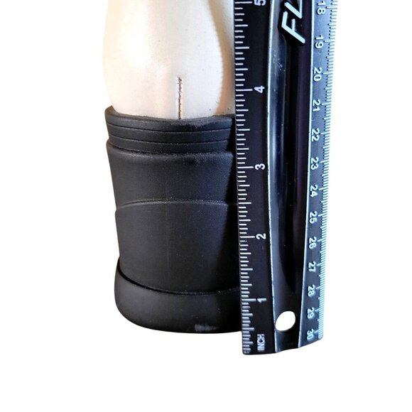 Free People Myles Antique Ivory Zip Front Platform Leather Ankle Boots - 7.5 - Picture 8 of 9